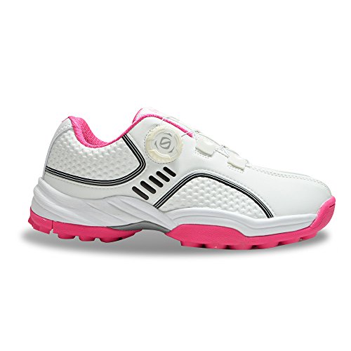 [フォーセンス] ゴルフ スパイクレス ダイヤルシューズ スポーツシューズ トレッキングシューズ 登山靴 レディース FOSN-002L ホワイト 23.5 cm 3枚目