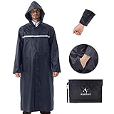 daunenjacke lang herren ►【Nachtsicherheit: Reflexstreifen vorne und hinten】Unsere Regenmäntel haben hochhelle Reflexstreifen vorne und hinten, um die Nachtsicherheit zu gewährleisten. Die reflektierenden Streifen vorne und hinten sorgen für Mode.