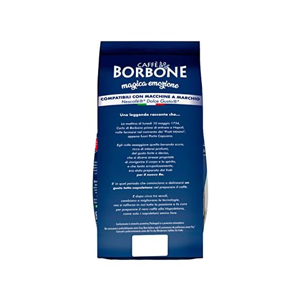 Caffè Borbone Café Mezcla Azul - 90 cápsulas (6 paquetes de 15) - Compatibles con las Cafeteras Nescafé®* Dolce Gusto®* - Imagen 5