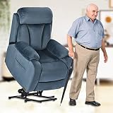QKFF Power Lift Recliner Chair for Elderly, Electric Lift Chairs Recliners, Remote Control Reclining