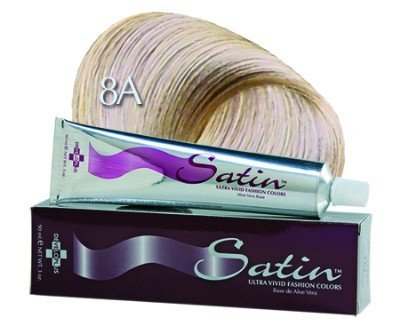 Developlus Satin Color #8A Light Ash Blonde 3 Ounce (88ml) (6 Pack)