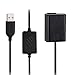 CCYC AC-PW20 Fully Decoded DC Coupler replace of NP-FW50 Battery, USB Power Cable Replacement for AC-PW20 AC Power Adapter, Dummy Battery for Sony a3000, a5000, a6000, a6500, a7R, a7S, RX10 III,NEX-3N