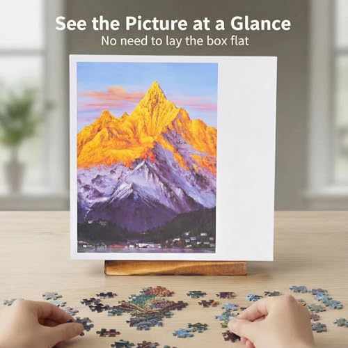 Jigsaw Puzzle Box Lid Stand,Puzzle Lid Holder Display,Puzzle Accessories (8 X 2) - Thumbnail 2