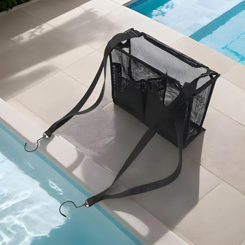 Bolsa de ducha de malla ideal para tus rutas en caravana y camping 6