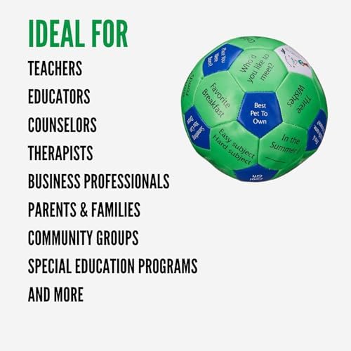 Thumball - Who Are You? - Award Winning 4" Kids Social Conversation Skill Development Ball - 1