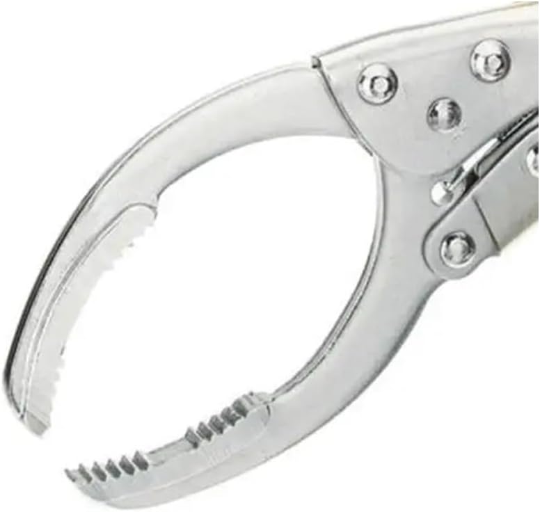 Practical Wide Use Removal Tool Pliers Clamp 240mm 50-110mm Oil Change Silver