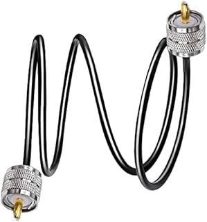 PL259 Cable RG58 CB Radio Cable PL259 Jumper 3.3feet (1M) SO239 UHF Male to Male Extension Cable Low Loss RF Black Coaxial Cable PL-259 Coax Cable for Two Way RadioWireless LAN Devices