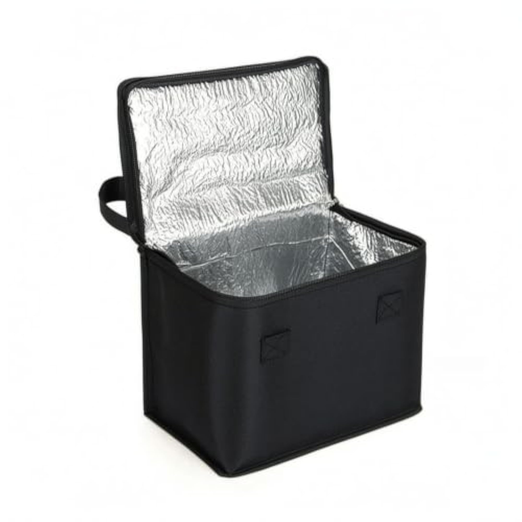 Foil-Lined Thermal Insulated Lunch Bag with Shoulder Strap, Portable