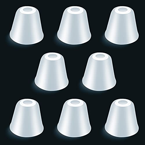 iBstone Large Soft Round Ear Domes for ITC CIC Hearing Aids, Recommend for iBstone K17 / K18 / K19 or Other Similar Devices (L * 8)