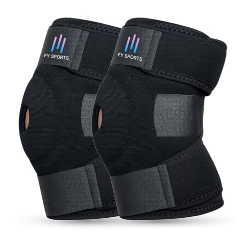 Knee Brace Pair – Compression Knee Cap for Men Pain Relief & Wome...