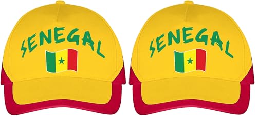 Casquette Sénégal streetwear unisexe visière courbée en textile respirant