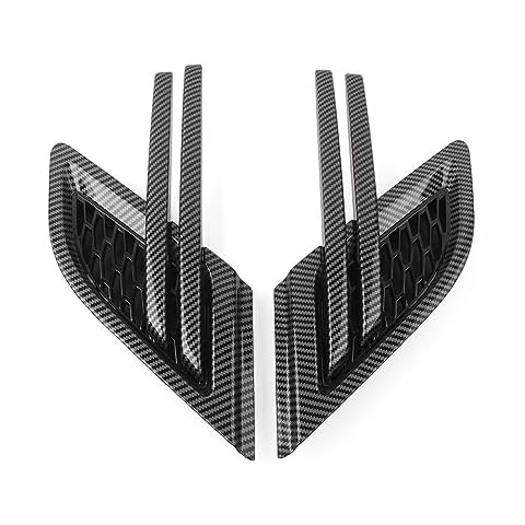DGJFPLOU 1 Pair Carbon Fiber Car Side Fender Vent Grille Trim ABS Plastic Compatible For Land Rover Range Rover Sport 2014 2015 2016 2017 VPLWB0232, hongbyy46432 store Cover