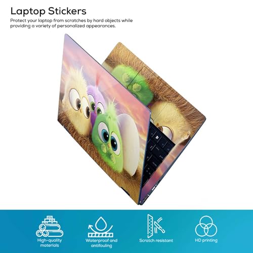 Image of Galaxsia Birds Full Body Vinyl Laptop Skin /Sticker /Cover Upto 15.6 Inches Laptops Laminated-Removable-HD Quality Compatible for Hp-Dell-Sony-Lenovo-Asus etc.(15x10 Inches)