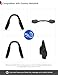 BLAZERBUCK Replacement Nose Piece Nose Pads for Oakley Metalink OX8153 Eyeglasses - Black