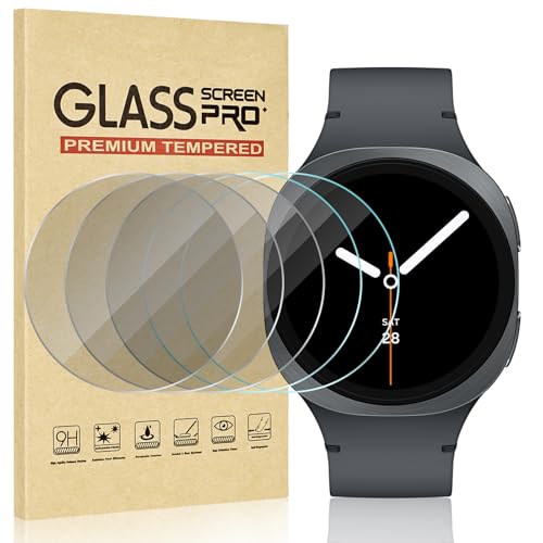 Verre trempé Samsung Galaxy Watch 8 40mm Lot de 3+2 films