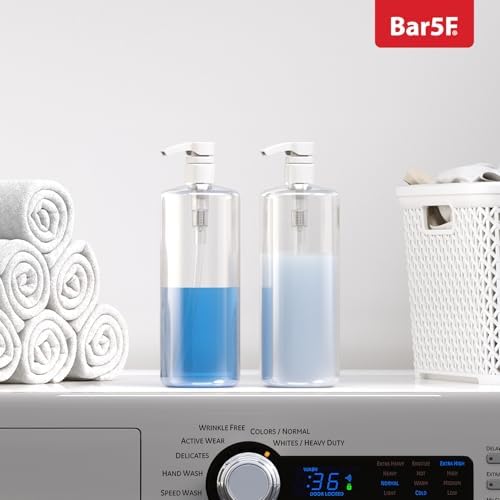 Bar5F Pumps for Shampoo and Conditioner Bottles, Salon-Brand Liters, 2 Pack — view 9