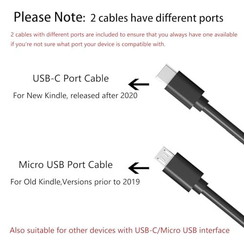 Wisever 10W Power Adapter Fast Charger 6.5Ft Cable For Charging Paperwhite 7 8 9 10 11,Oasis,Voyage,E-Reader,Dx,Keyboard,Touch(2Nd-11Th Gen),Fire Hd,Hdx Tablet,Also Compatible With Samsung Tablets thumb #1
