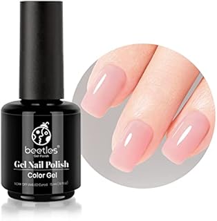 Beetles Gel Nail Polish- White Color Gel Polish Soak Off Nail Lamp Nail Art Manicure Salon DIY at Home, 15ml Christmas Nail Art
