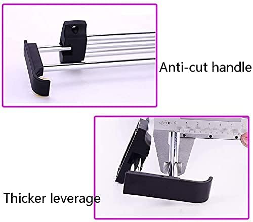 格納式クローゼット調節可能なロッドワードローブ、引き出しパンツハンガーバー、小型ワードローブレール-9インチ/11.9インチ/15.