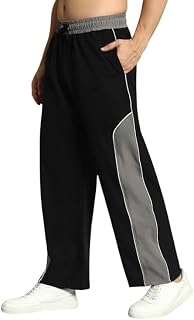 Men's Nylon Lycra Track Pants, Straight Fit, Stretchable, Lightweight, for Gym, Running, Workout, Yoga and Casual Wear Price In India