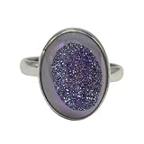 Meadows Sottile Gioielli 925 Sterling Drusa Gemma Misura Anello 7 US 4.06 G