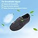 Men's Extra Wide Width Diabetic Recovery Slippers, Adjustable Closures Swollen Feet Arthritis Edema Orthopedic Footwear, Indoor/Outdoor Walking Shoes Black