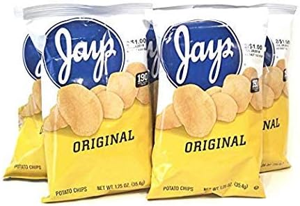 JAY'S ORIGINAL Potato Chips A Chicago Original 10 Pack 1.25oz bags (original, 10)