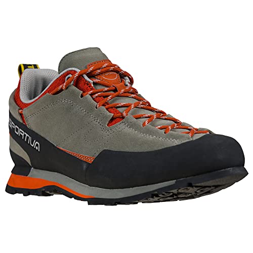 La Sportiva Mens Boulder X Approach/Hiking Shoes, Clay/Saffron, 10.5-11 #TOP1