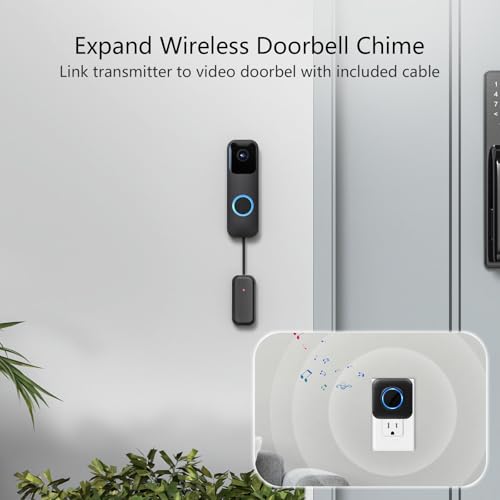 Satisure Wireless Doorbell Chime Video Doorbell Extender - Compatible with Blink Video Doorbell and Blink Video Doorbell (2nd Gen) (1 Video Doorbell Extender 1 Receiver） by Satisure - Image 2
