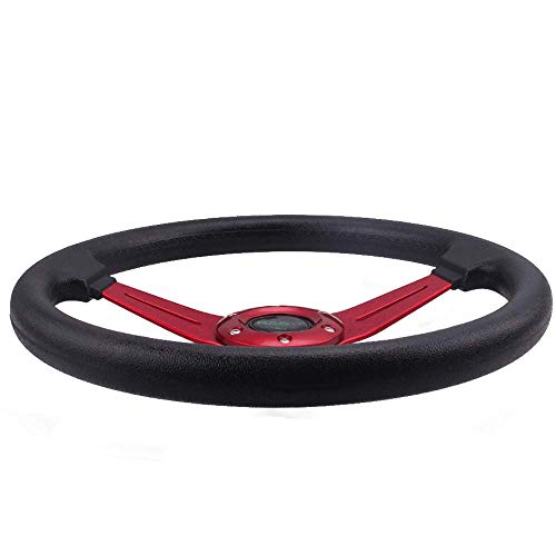 image for RASTP Universal Racing Steering Wheel 13.8”/350mm 6 Bolts Grip Vinyl