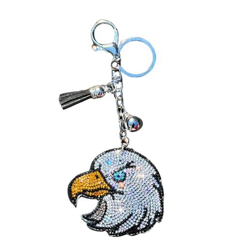 Popfizzy Rhinestone Keychains for Women and Girls, Bling Purse Charms, Birthday Gifts for Her, Backpack Accessory, Bag Charms