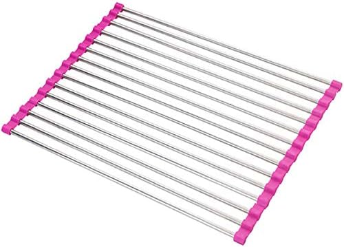 Amazon.com - Dish Drying Rack Large Stainless Steel Over The Sink ...
