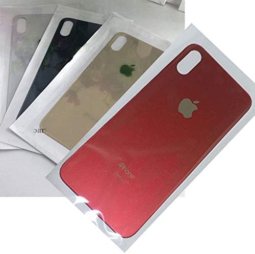 Saimspunhgone for iPhone Xs Max 6.5" Battery Cover Glass Housing Rear Back Door Replacement Parts,Black