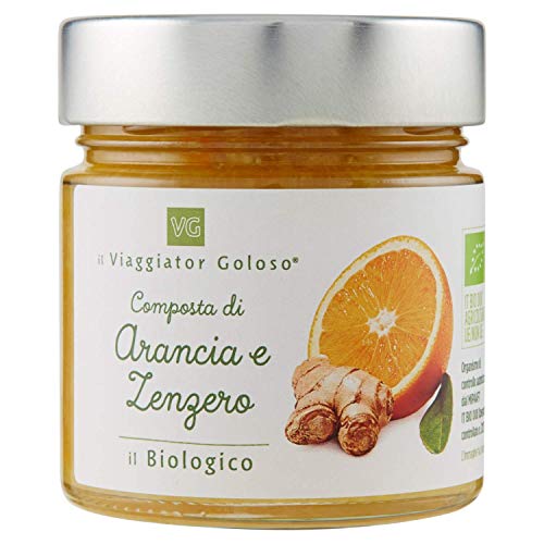 il Viaggiator Goloso Il Biologico Composta di Arancia e Zenzero Bio, 260g