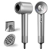 Hair Dryer, 160000 RPM High-Speed Ionic Blow Dryer with Magnetic Diffuser, Fast-Drying Hair Dryer for Women, 500M Negative Ions Frizz Control, Low-Noise Hairdryer for Home & Salon