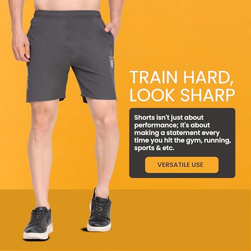 Image of Ultimate Goal Sports Athletic Shorts with Zip Pockets|Lightweight Activewear | Sportswear Shorts | Gymwear| Exercise Shorts | Dry-Fit Shorts | Running Shorts