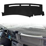 Amiss Dash Mat Dashboard Cover, Fits for 1999-2006 GMC Sierra/Chevy Chevrolet Silverado, 2000-2006 GMC Yukon XL/Chevy Suburban Tahoe Avalanche, Dashboard Decorative, Car Interior Accessories