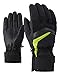 Produktbild Ziener Herren GABINO Ski-Handschuhe/Wintersport | Warm, Atmungsaktiv, schwarz (black/lime green), 8