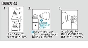 携帯用濃縮酸素缶 12本入り×2箱＝24本日本製　救急救命スターオブライフ認証品 救命救急 スターオブライフ認定 日本製で安心 酸素濃度90％ 携帯