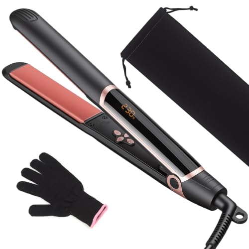 Image of YEGUBEGU Hair Straighteners with Ceramic Plates for Sleek & Smooth Styling