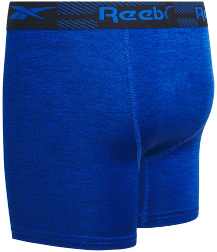 Reebok Boys? Underwear - Performance Boxer Briefs (2 Pack), Size X-Large, Blue/Black