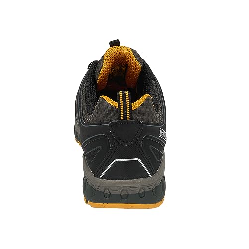 Dewalt Men's Boron Aluminum Safety Toe Work Shoes, Black/Yellow, 9.5 Wide #TOP6