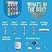 Pure Blue H2O 4-Stage 50 GPD Certified Reverse Osmosis Water Filter System