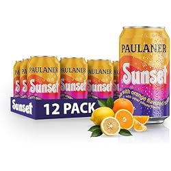 Paulaner Sunset Orange Cola Soda Soft Drink | Fruity European Natural Sugar Spezi Soda Made in Germany | Vegan and Gluten-Free (12 Pack, Classic)