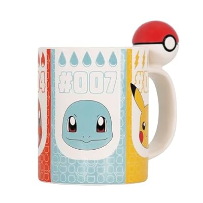 ABYSTYLE Taza de café y té de cerámica con forma 3D de Pokémon Pokéball, ABYMUGA368 | Ya disponible en tu tienda friki favorita! En mundofriki.es!
