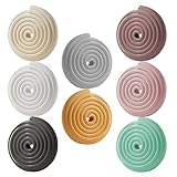 ガラスコーヒーテーブルL字型用エッジプロテクター、金属フレームデスクカウンターシャープコーナー用厚いテーブルバンパーガード(Gray,12M)