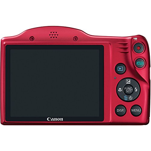 Image of Canon Powershot SX400 is 16.0 MP Digital Camera with 30x Optical Zoom and 720p HD Video (Red)