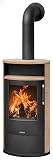 Justus | Kaminofen | Island 7 2.0 | 7 kW | Keramik Corretto, Stahl Schwarz