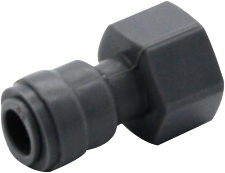 1Pcs Craft Beer 1/2BSPT Female Thread Double Seal Quick Connector to 6.35mm/8mm/9.5mm 2/2.5/3 Pipe Connector(6.35mm)