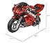 XtremepowerUS 40CC Motorcycle Gas Pocket Bike 4-Stroke Engine Mini Bike Ride-On Padded Seat for Adult and Teen 13+ (Red Flame)